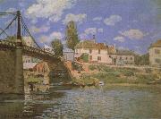 The Bridge at Villeneuve-la-Garenne, Alfred Sisley